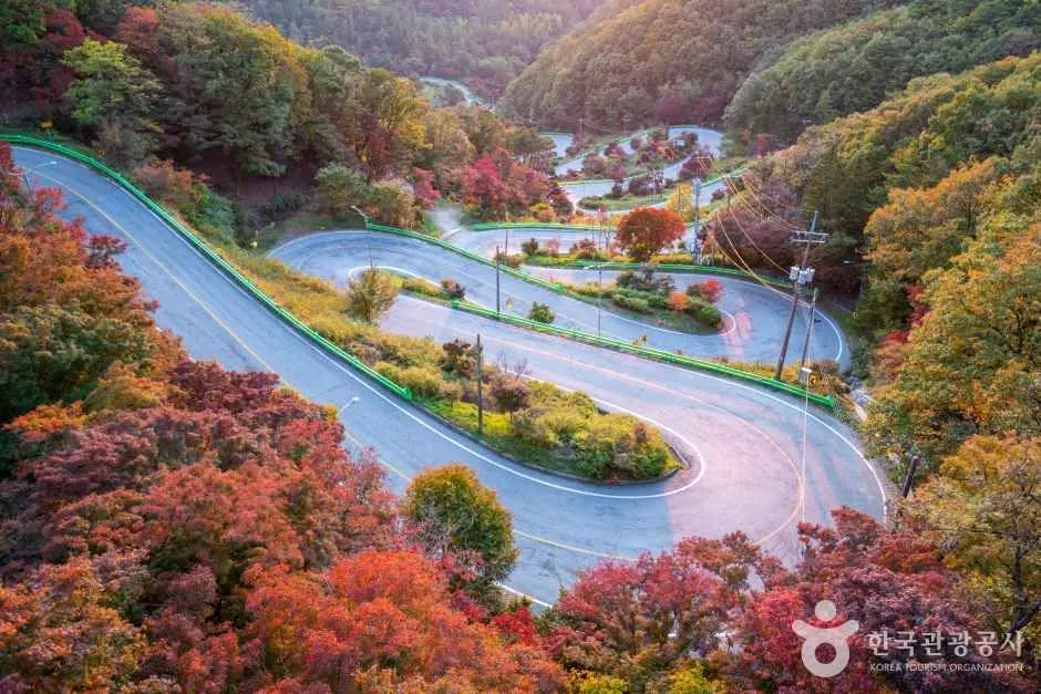 말티재 꼬부랑길