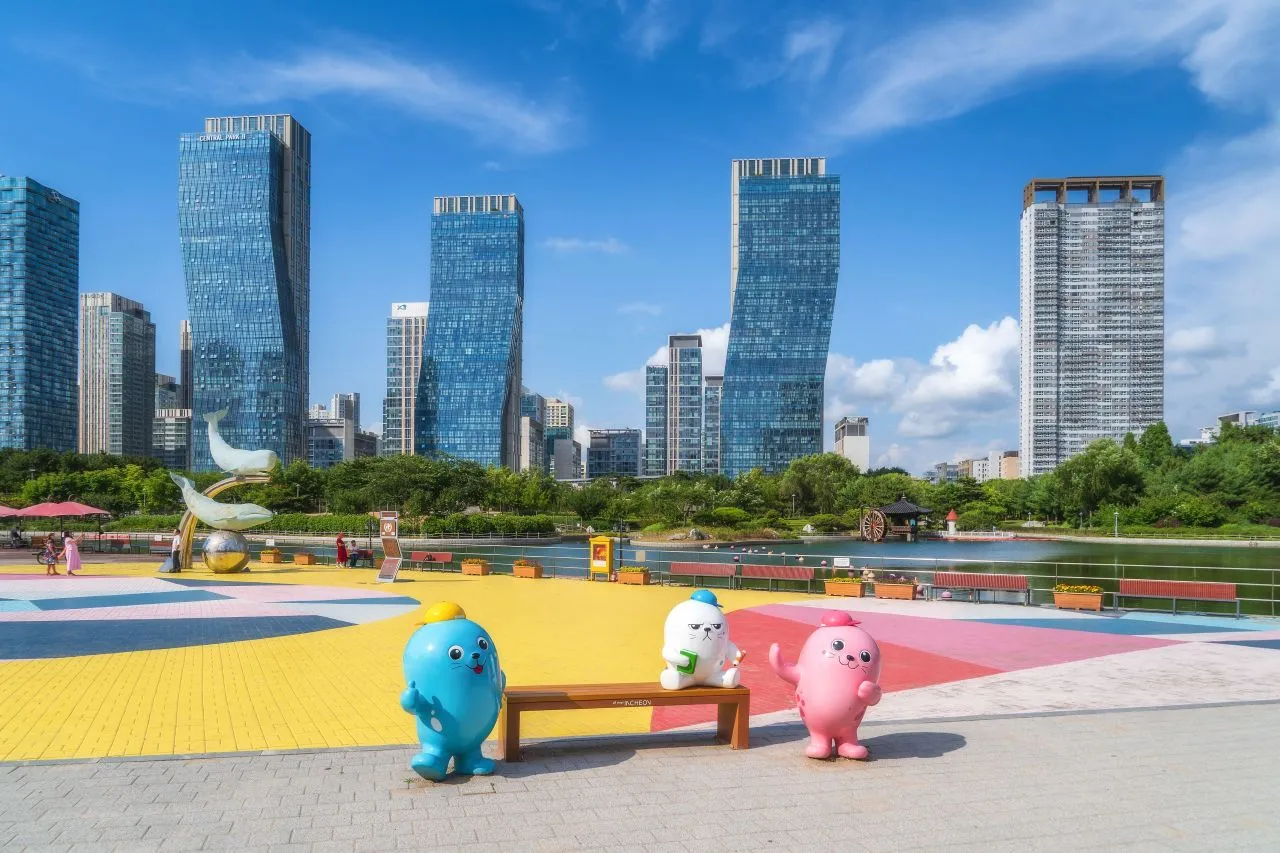 송도 센트럴파크 수로~해돋이공원